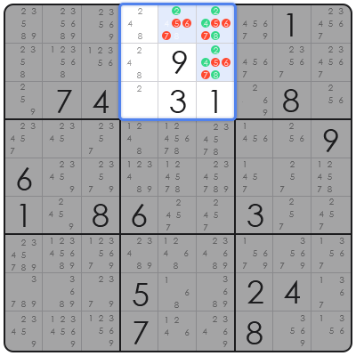 sudoku cheat sheet